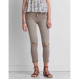 NWT American Eagle Denim X Jegging Crop